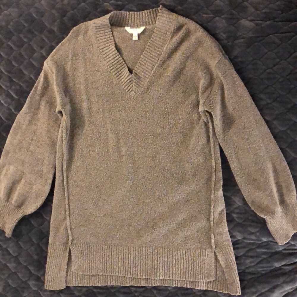 Long grey sweater